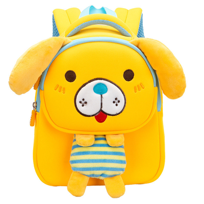 कार्टून बच्चे आलीशान बैकपैक आलीशान Neoprene प्यारा कुत्ता बाल बैग बच्चों का उपहार