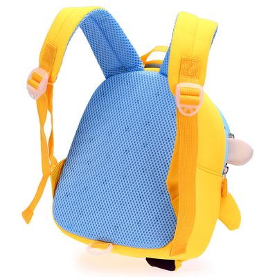 मंकी वाटरप्रूफ किड्स बैकपैक Neoprene 3D प्यारा कार्टून एंटी लॉस्ट स्कूलबैग 2 साइज